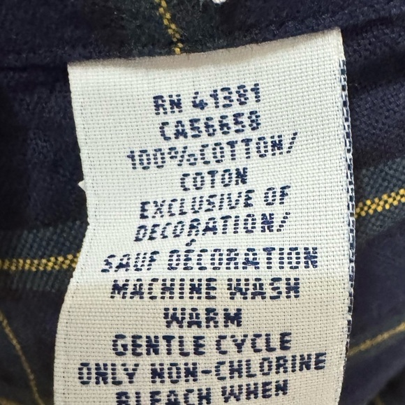 Ralph Lauren Men's Blue and Yellow Plaid Shirt Size 2XB - Picture 6 of 6